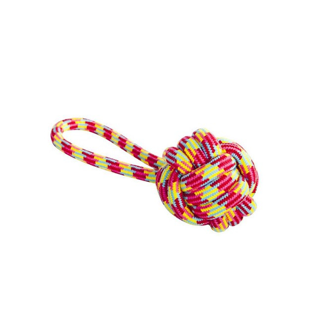 Dingo Piłka plecionka ze sznura 250g/27cm