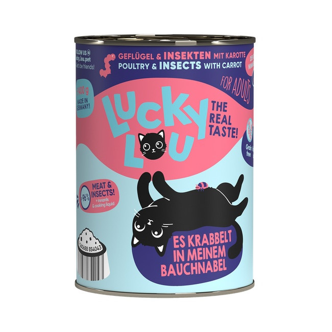 Lucky Lou Lifestage Adult Drób i owady puszka 400g