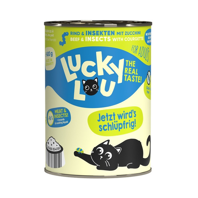 Lucky Lou Lifestage Adult Wołowina i owady puszka 400g
