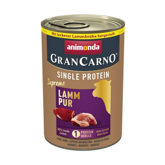 Animonda GranCarno Single Protein Jagnięcina puszka 400g