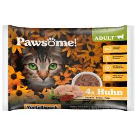 Pawsome Adult Huhn - kurczak saszetki 4x85g