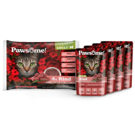 Pawsome Adult Rind - wołowina saszetki 4x85g