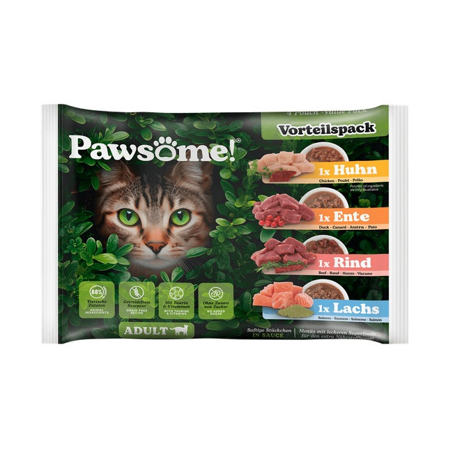 Pawsome Mixpack saszetki 4x85g
