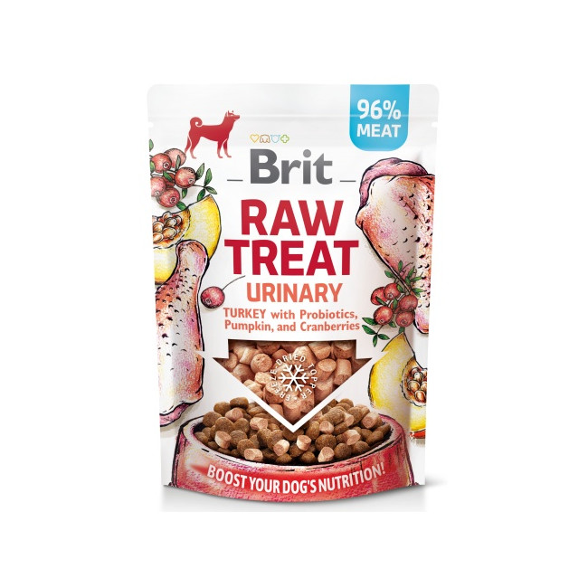 Brit Raw Treat Dog Urinary Turkey 40g