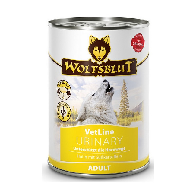 Wolfsblut Dog VetLine Urinary - kurczak i bataty puszka 395g