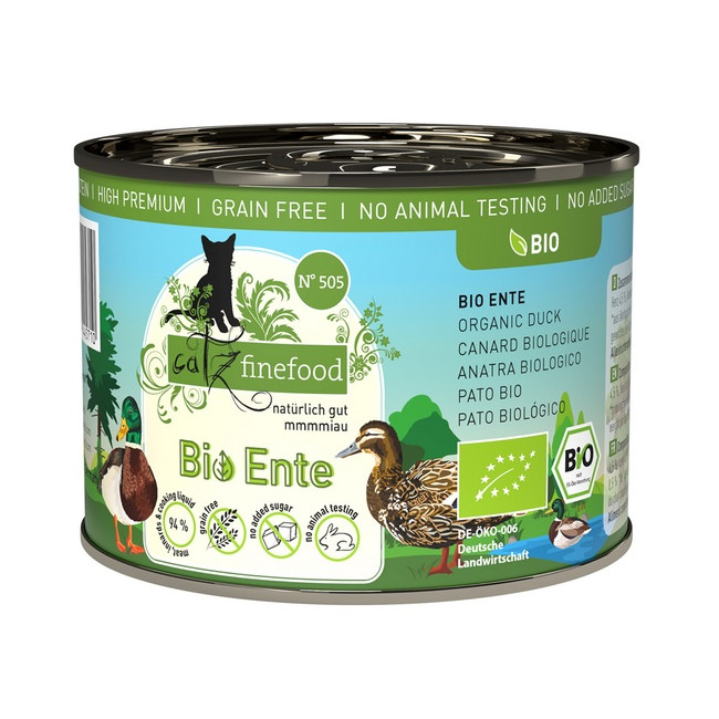 Catz Finefood Bio N.505 Kaczka puszka 200g