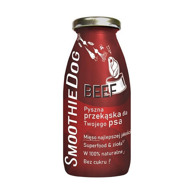 SmoothieDog Płynna przekąska - wołowina 250ml