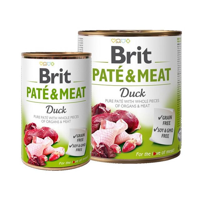Brit Pate & Meat Dog Duck puszka 800g