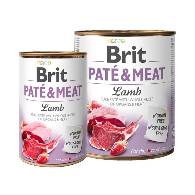 Brit Pate & Meat Dog Lamb puszka 800g