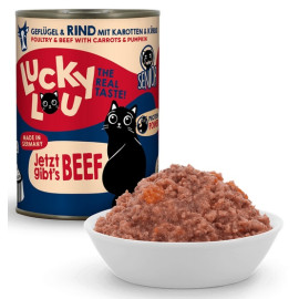 Lucky Lou Lifestage Senior Drób i wołowina puszka 400g