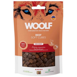 Woolf Soft Cubes Monoprotein Beef 100g