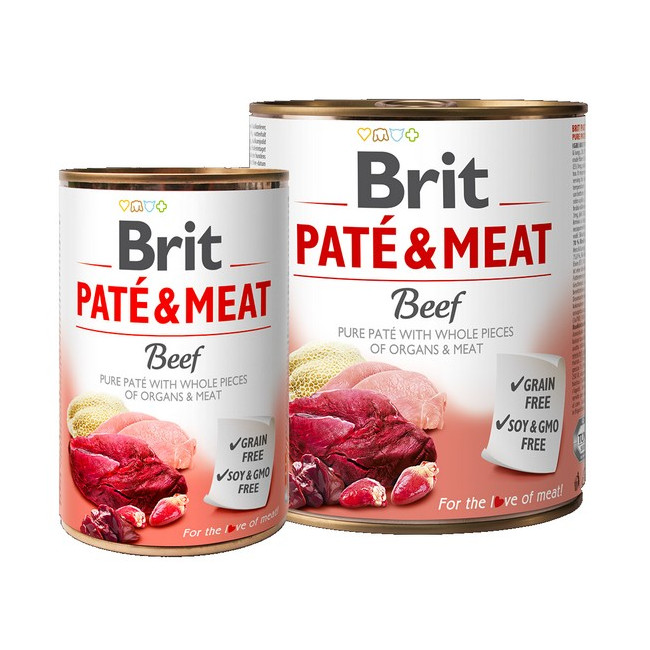Brit Pate & Meat Dog Beef puszka 800g