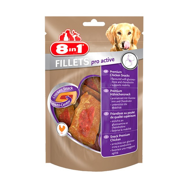 8in1 Fillets Pro Active - przekąska na stawy 80g