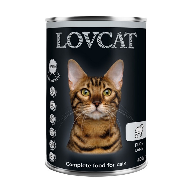 Lovcat Pure Lamb puszka 400g