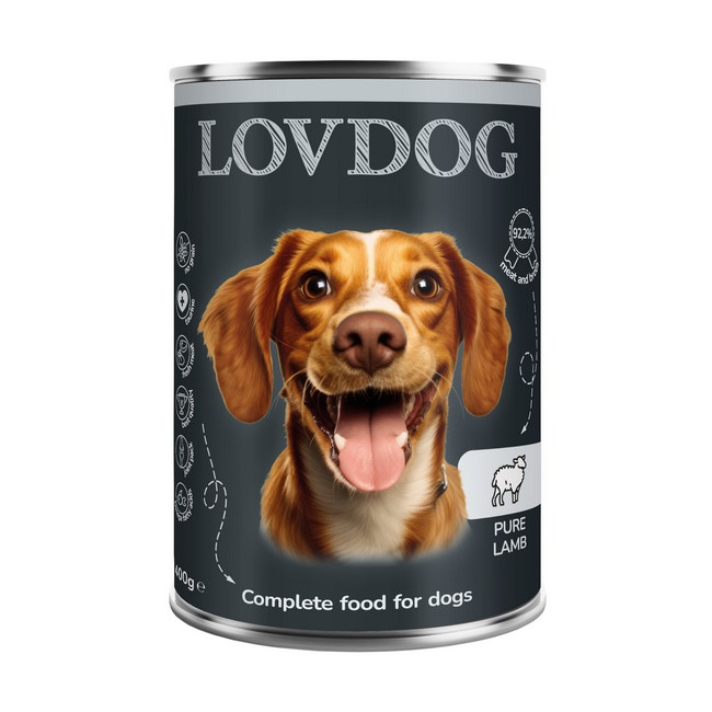 Lovdog Pure Lamb puszka 400g