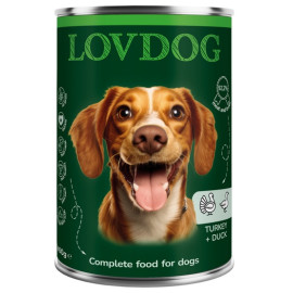 Lovdog Turkey & Duck puszka 400g