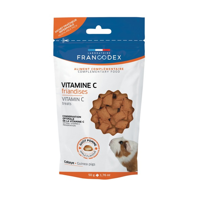 Francodex Przysmak dla świnki morskiej - z witaminą C 50g [FR174132]