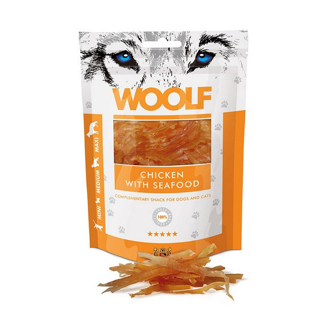 Woolf Chicken With Seafood 100g