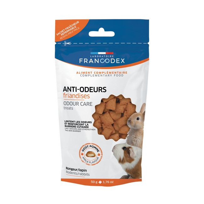 Francodex Przysmak dla gryzoni i królików na ograniczenie zapachów 50g [FR174130]