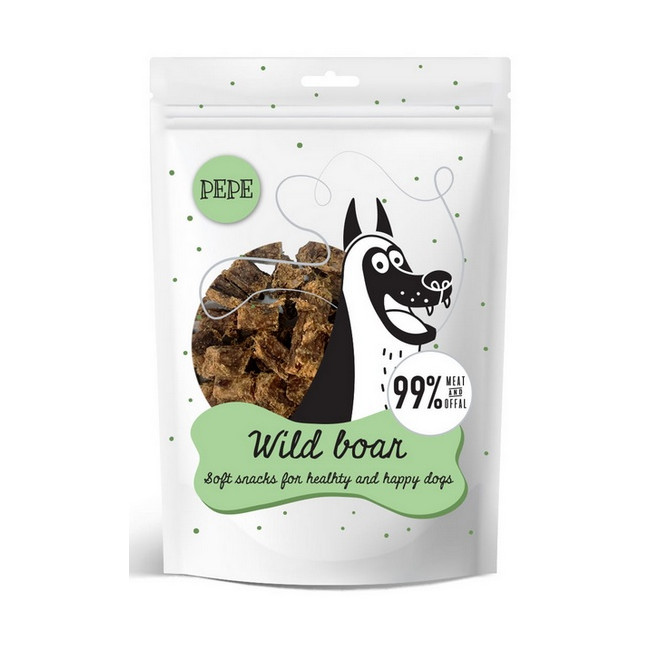 Paka Zwierzaka PEPE Mini Chunkies Wild Boar (dzik) 70g