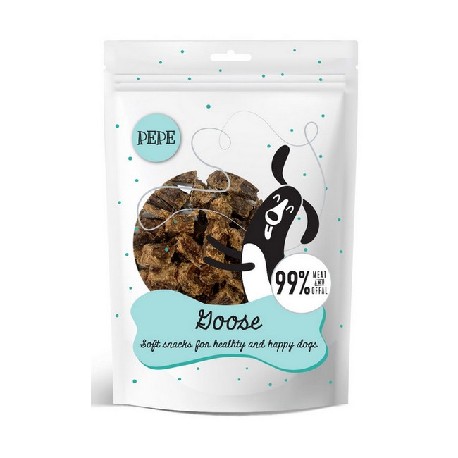 Paka Zwierzaka PEPE Mini Chunkies Goose (gęś) 70g
