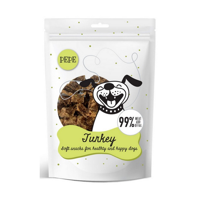 Paka Zwierzaka PEPE Mini Chunkies Turkey (indyk) 70g