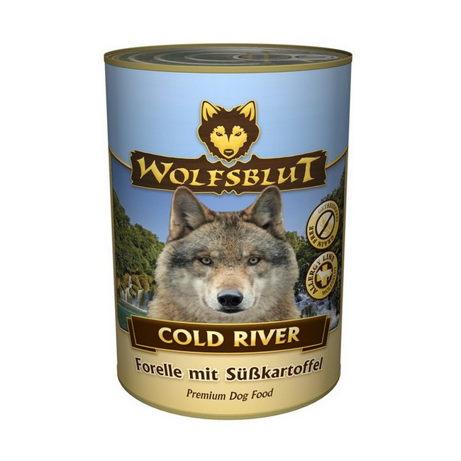 Wolfsblut Dog Cold River - pstrąg i bataty puszka 395g