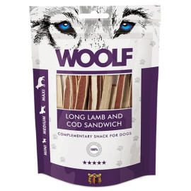 Woolf Soft Lamb & COD Sandwich Long 100g