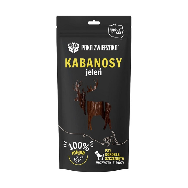 Paka Zwierzaka Kabanosy Jeleń 3szt 80g