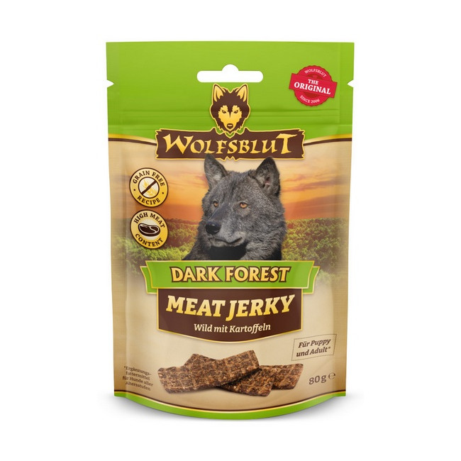 Wolfsblut Dog Meat Jerky Dark Forest 80g