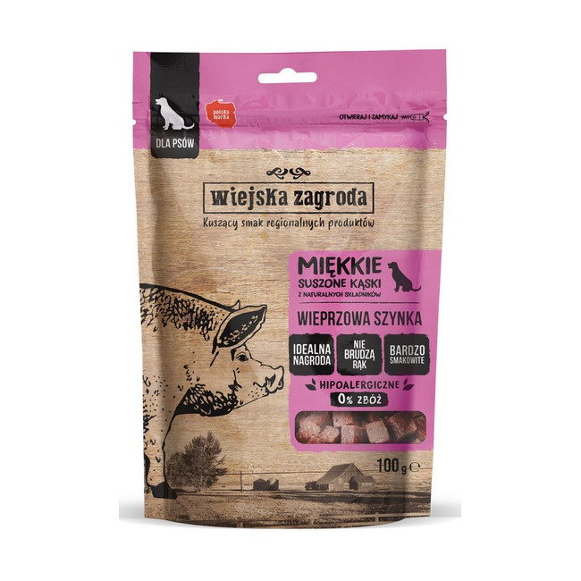 Wiejska Zagroda Przysmak Kąski - wieprzowa szynka 100g