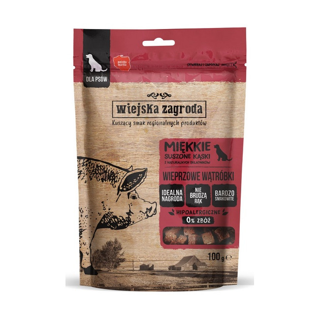 Wiejska Zagroda Przysmak Kąski - wieprzowe wątóbki 100g