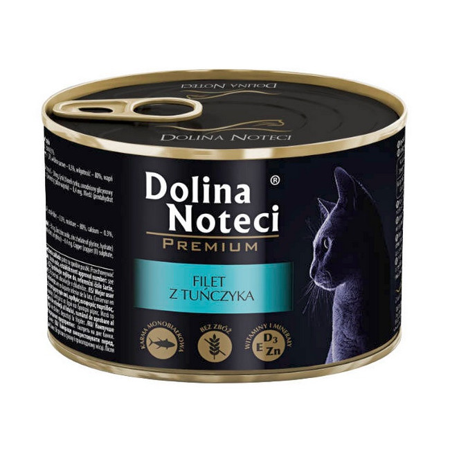 Dolina Noteci Premium Kot Filet z tuńczyka puszka 185g