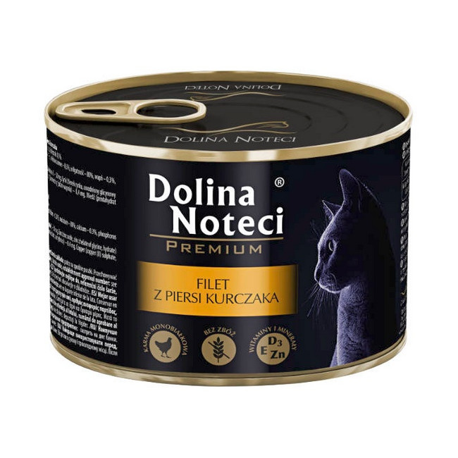 Dolina Noteci Premium Kot Filet z piersi kurczaka puszka 185g
