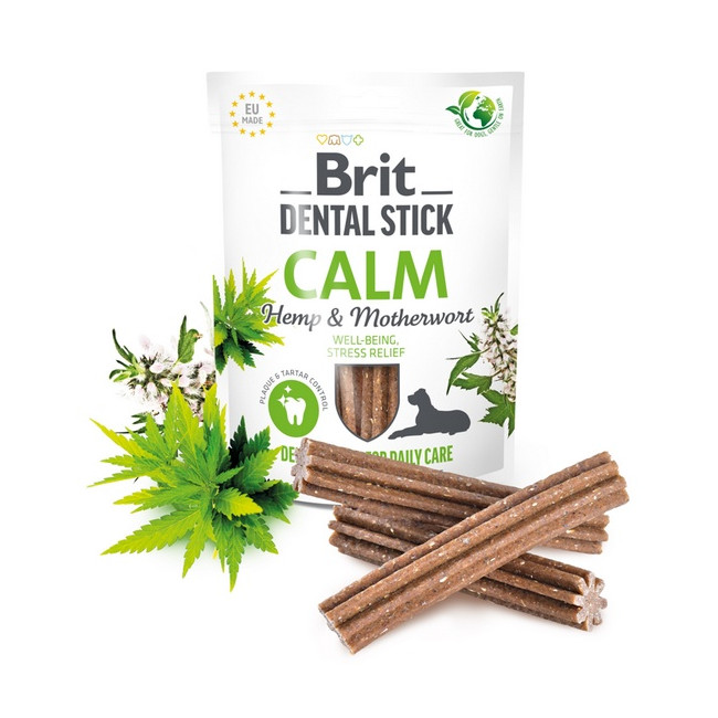 Brit Dental Stick Calm Hemp & Motherwort 251g