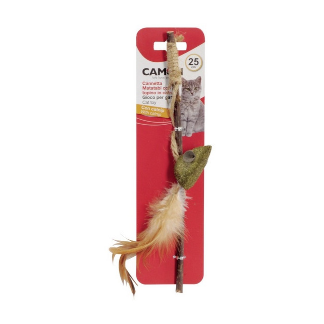 Camon Cat Toy Wędka matatabi z myszką