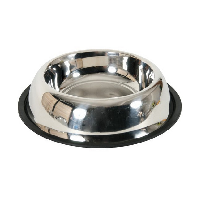 Zolux Miska Inox na gumie 23cm 0,9L [475485]