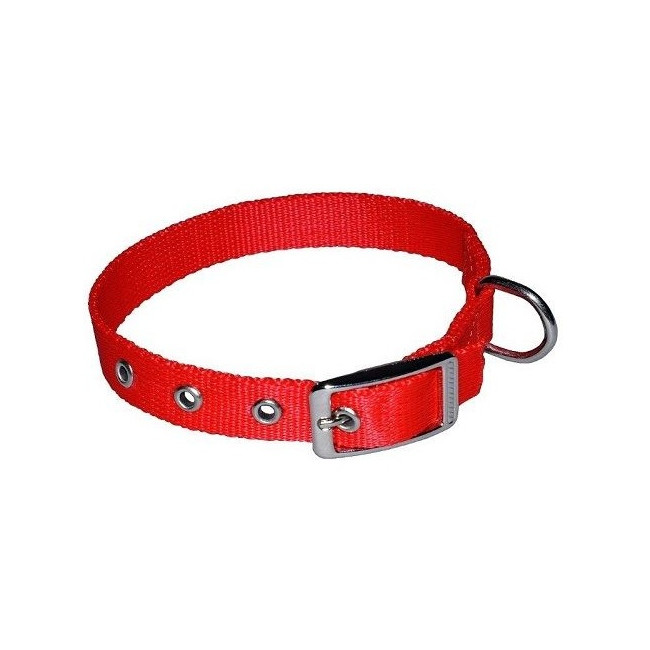 CHABA Obroża Gładka Lux 1,6x46cm czerwona