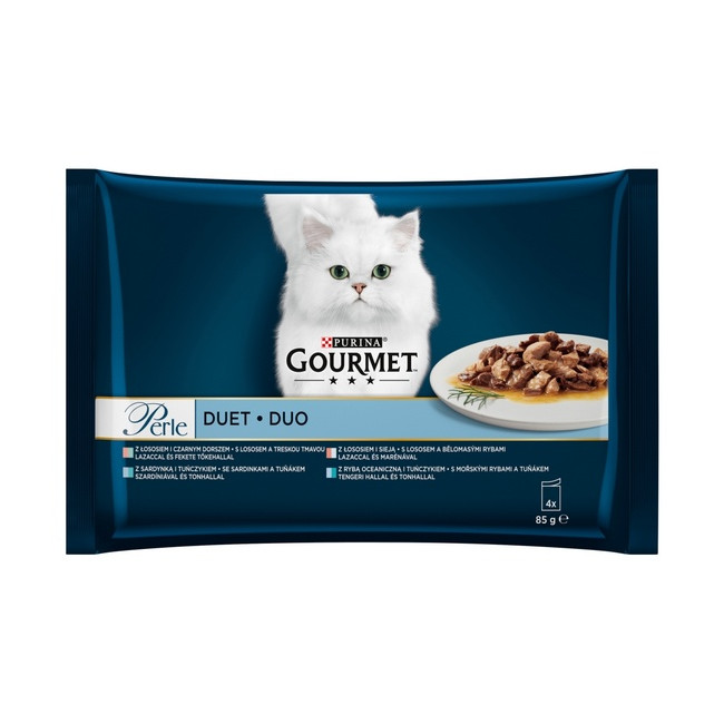 Gourmet Perle Duet Rybny saszetki 4x85g