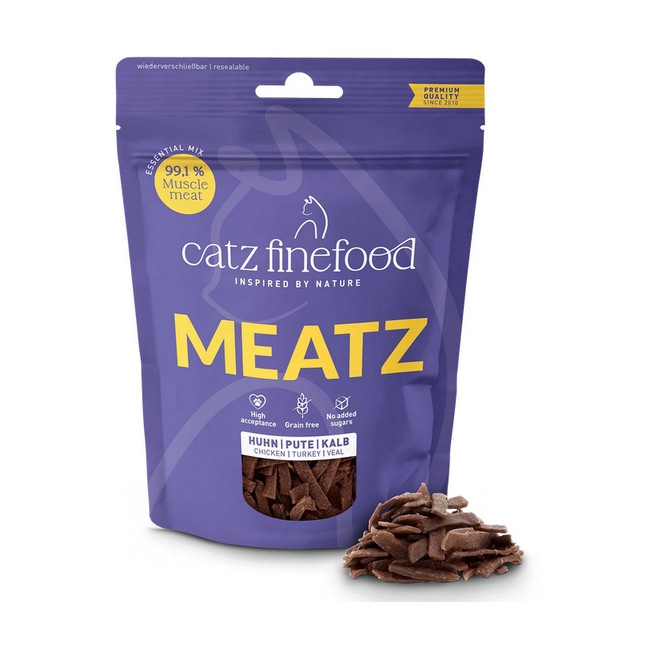 Catz Finefood Meatz Essential Mix - kurczak, indyk, cielęcina 45g
