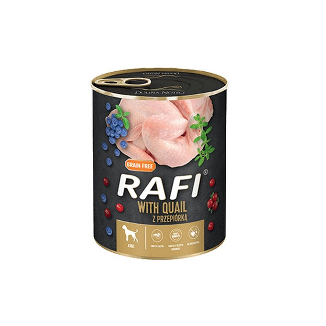Rafi Pies Przepiórka puszka 800g