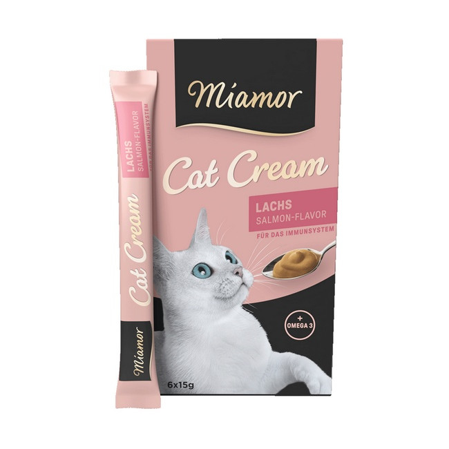Miamor Cat Cream Łosoś 6x15g