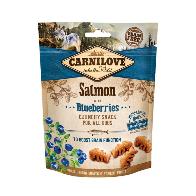Carnilove Dog Snack Fresh Crunchy Salmon+Blueberries 200g