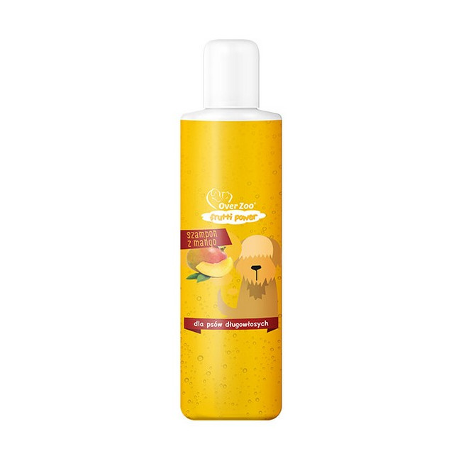 Over Zoo Frutti Power Szampon o zapachu mango - psy długowłose 200ml