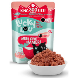 Lucky Lou Lifestage Adult Drób i tuńczyk saszetka 300g