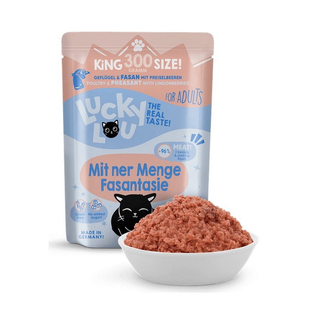 Lucky Lou Lifestage Adult Drób i bażant saszetka 300g