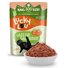 Lucky Lou Lifestage Adult Wołowina i dzik saszetka 300g