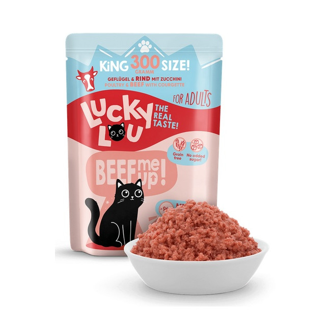 Lucky Lou Lifestage Adult Drób i wołowina saszetka 300g
