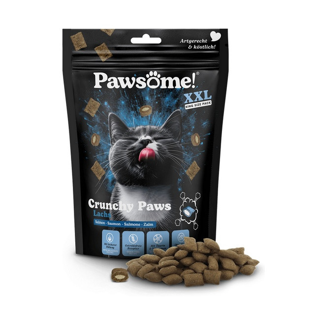 Pawsome Crunchy Paws Łosoś 150g
