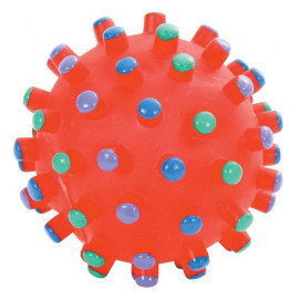 Zolux Zabawka winylowa piłka z wypustkami 9cm [480783]